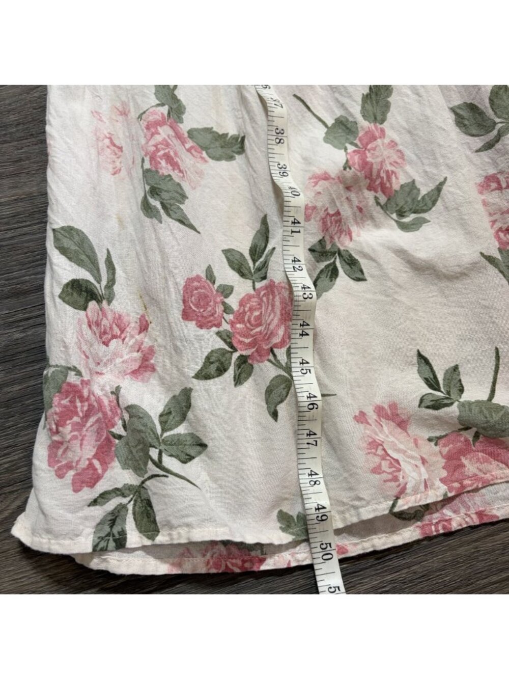 Old Navy Midi Dress XS Romantic Cottagcore Milkmaid Countryside Floral Smocked - Picture 9 of 13